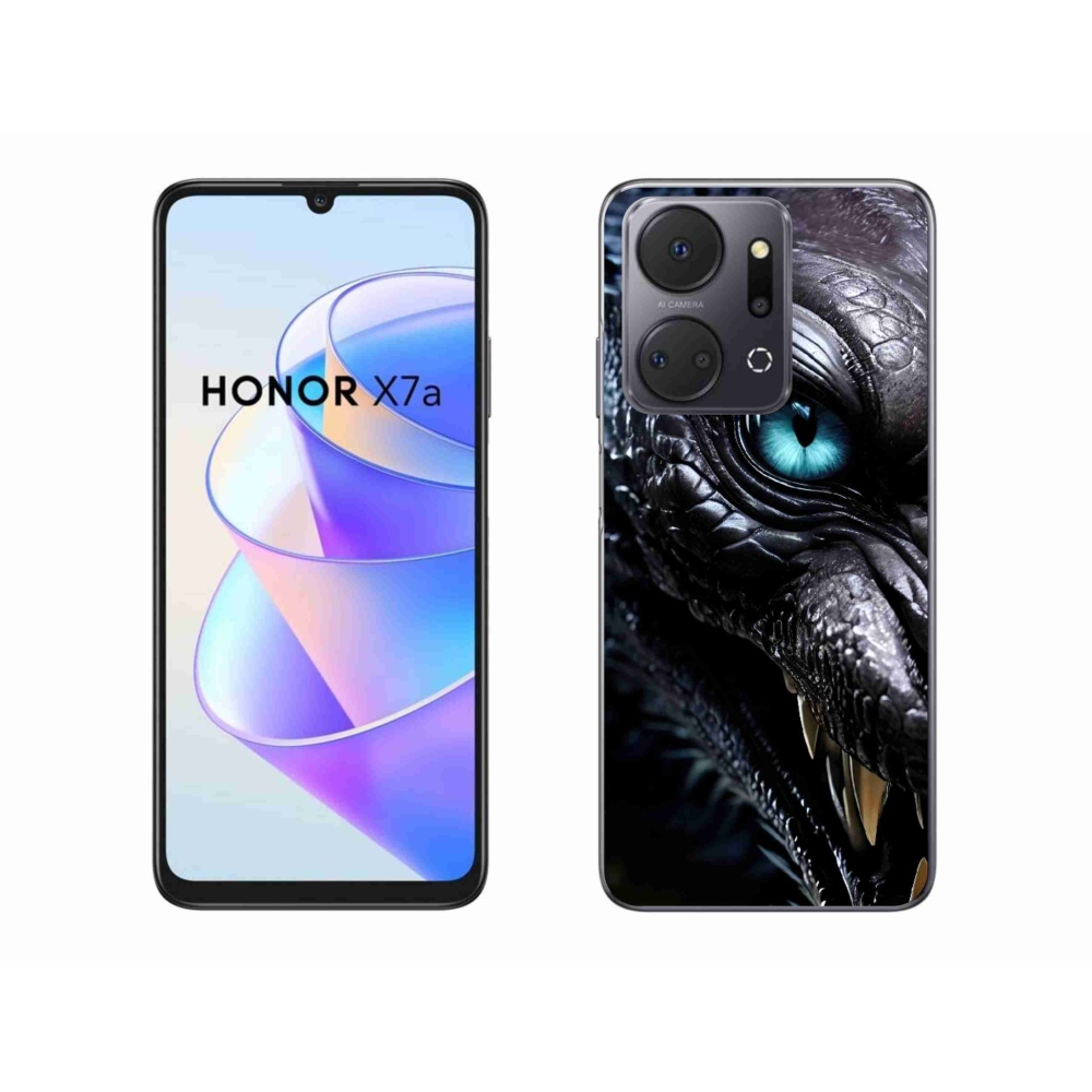 Gélový kryt mmCase na Honor X7a - dračí pohľad
