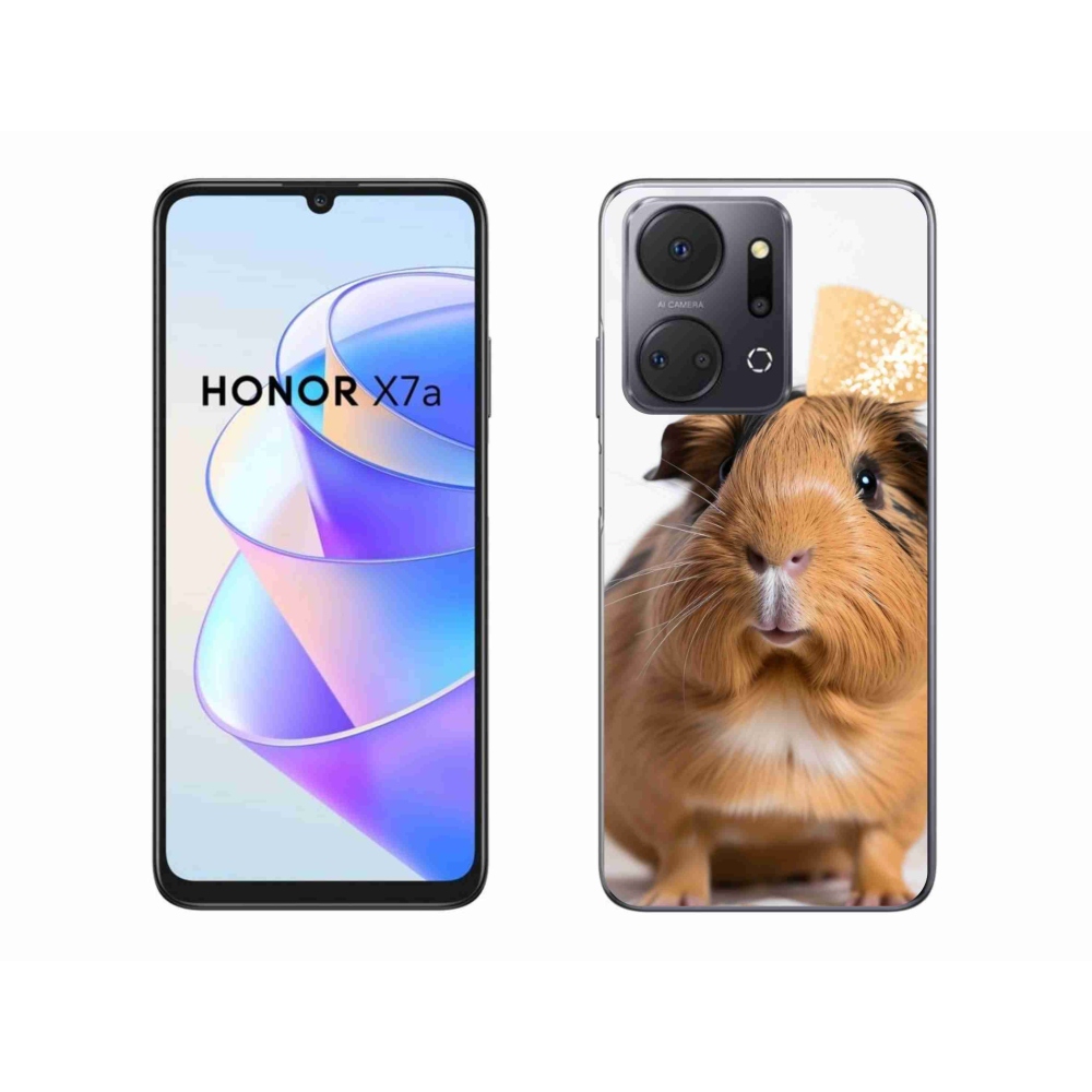 Gélový kryt mmCase na Honor X7a - hnedé morča