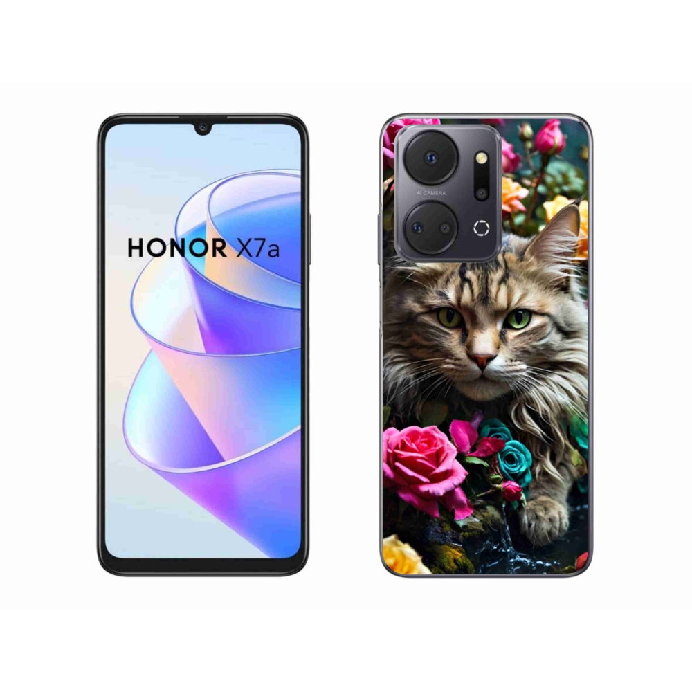 Gélový kryt mmCase na Honor X7a - mačacie pohľad 2