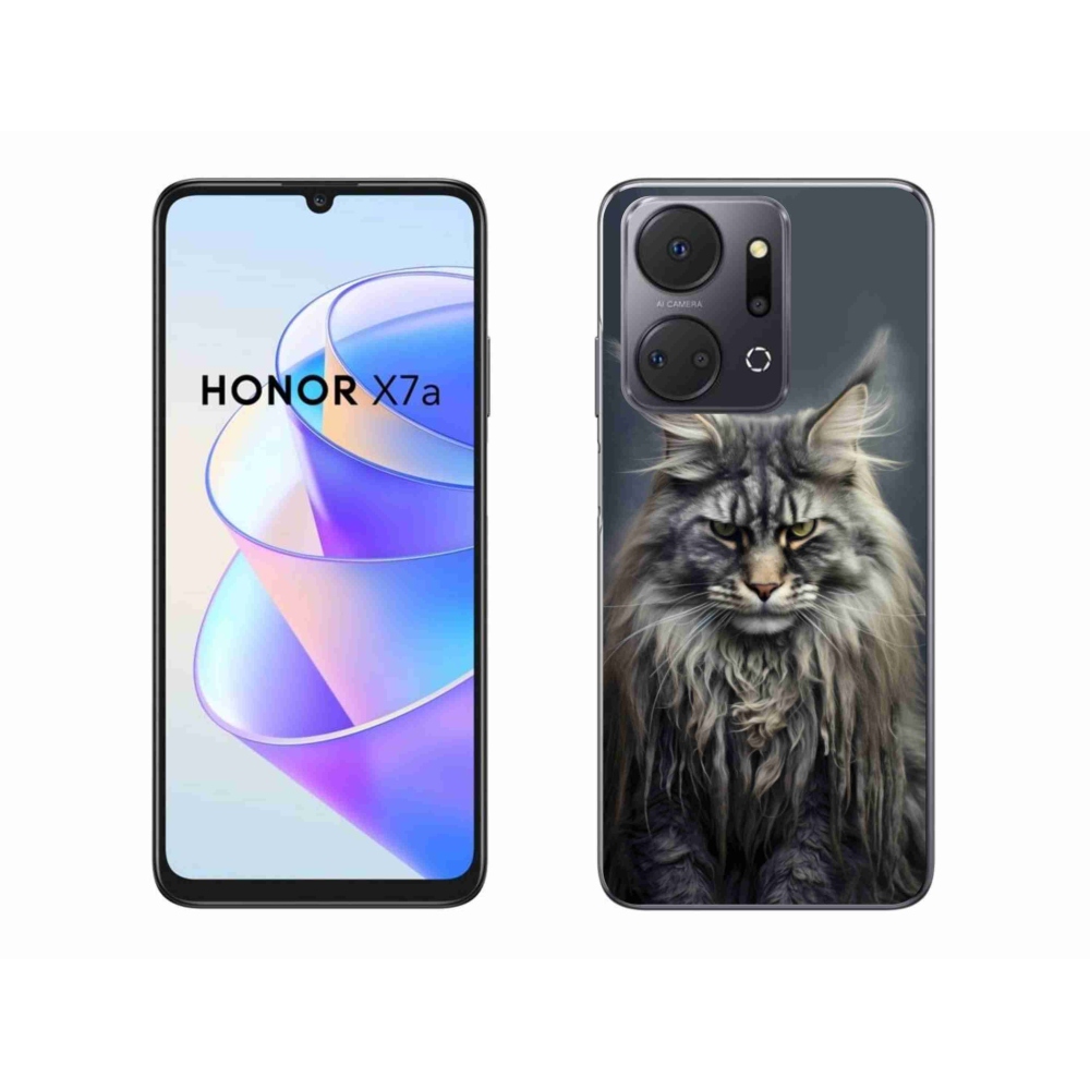 Gélový kryt mmCase na Honor X7a - mačacie pohľad 4