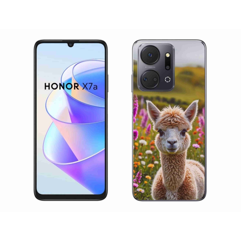 Gélový kryt mmCase na Honor X7a - lama na lúke