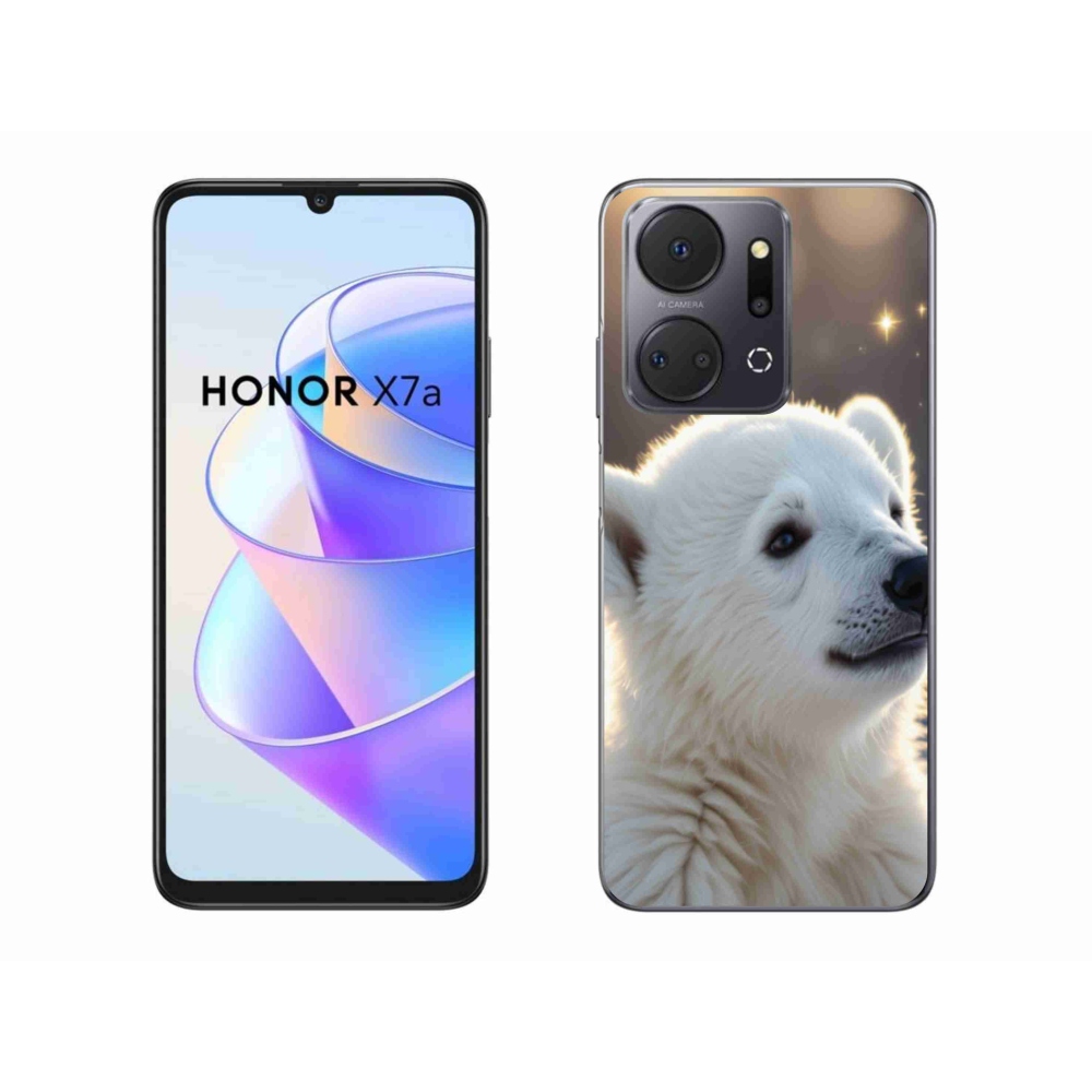 Gélový kryt mmCase na Honor X7a - ľadový medveď