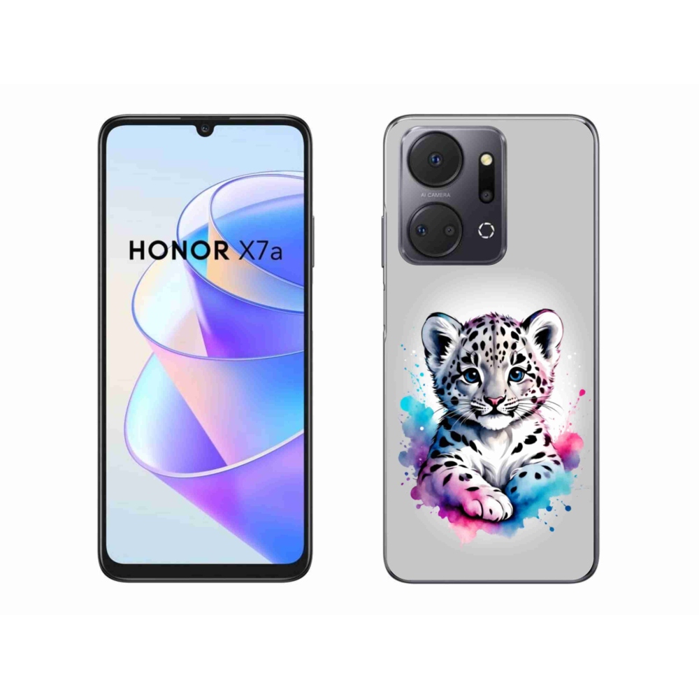 Gélový kryt mmCase na Honor X7a - leopardej mláďa