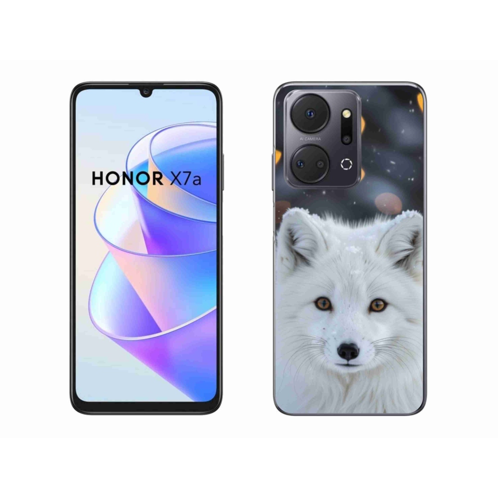 Gélový kryt mmCase na Honor X7a - líška polárna
