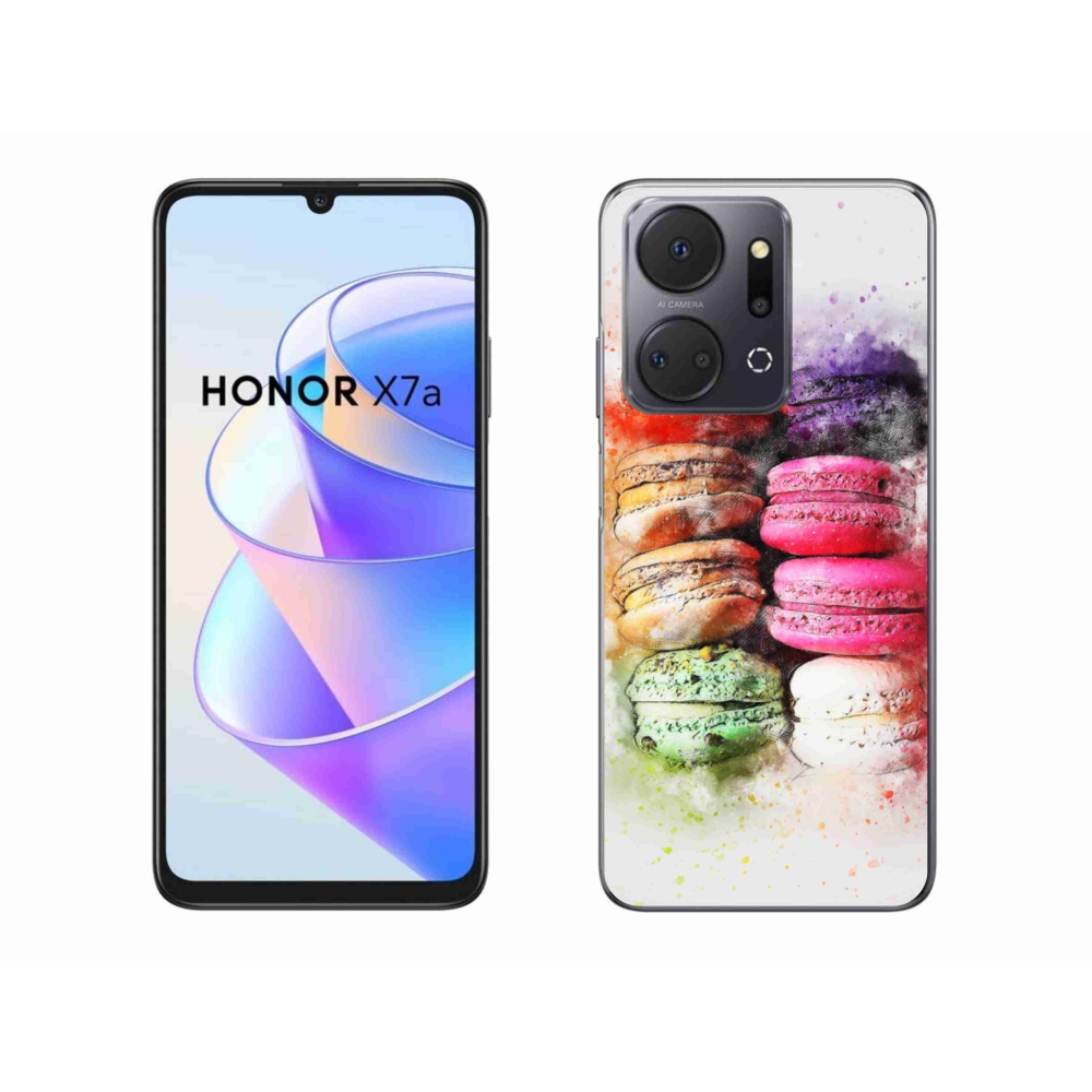 Gélový kryt mmCase na Honor X7a - makrónky