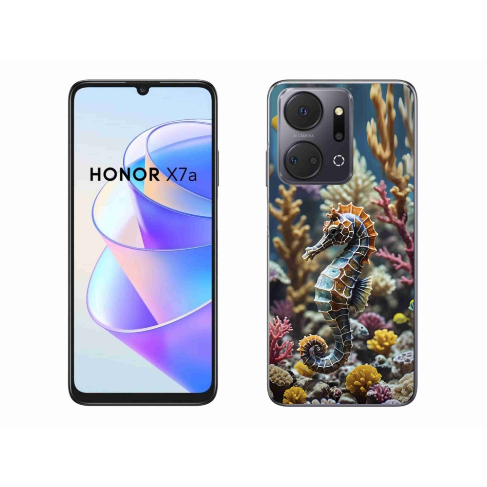 Gélový kryt mmCase na Honor X7a - morský koník 2