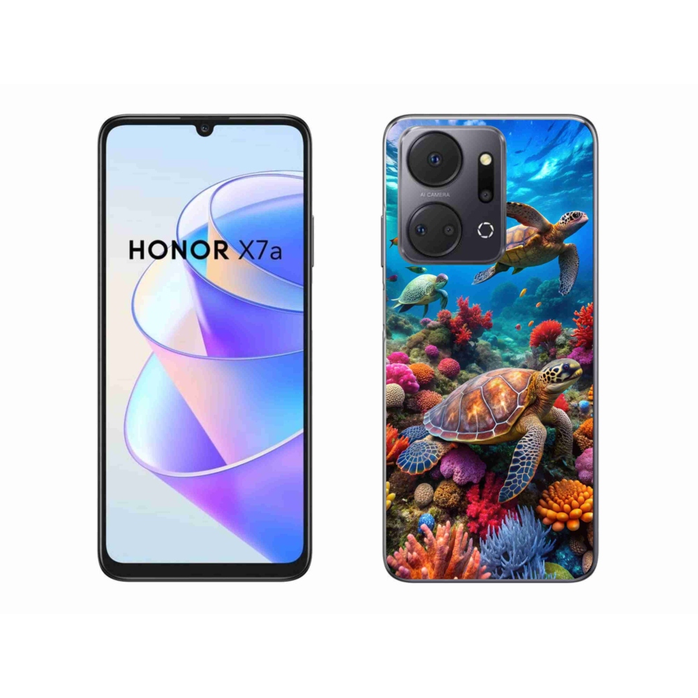 Gélový kryt mmCase na Honor X7a - morský svet 2