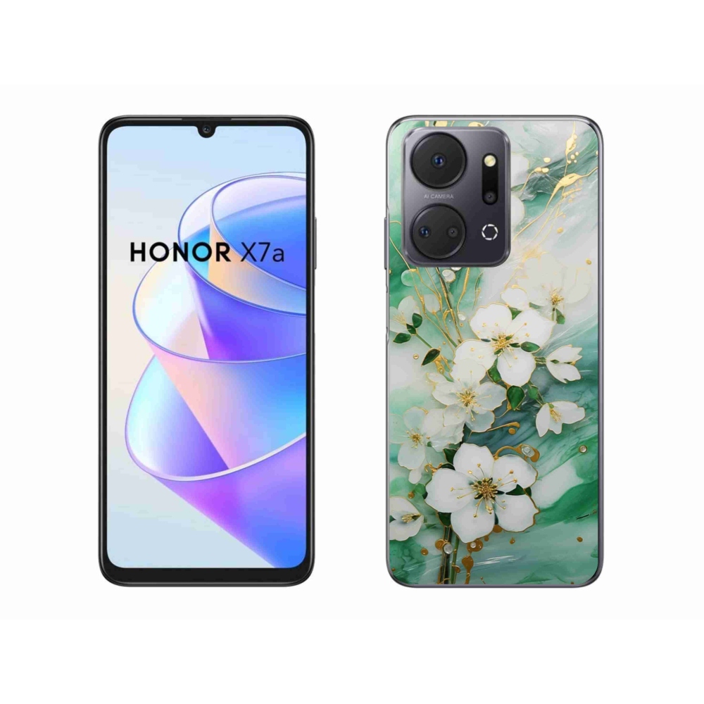 Gélový kryt mmCase na Honor X7a - nežné kvety