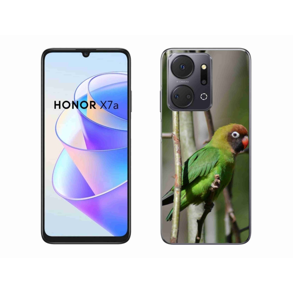 Gélový kryt mmCase na Honor X7a - papagáj agapornis