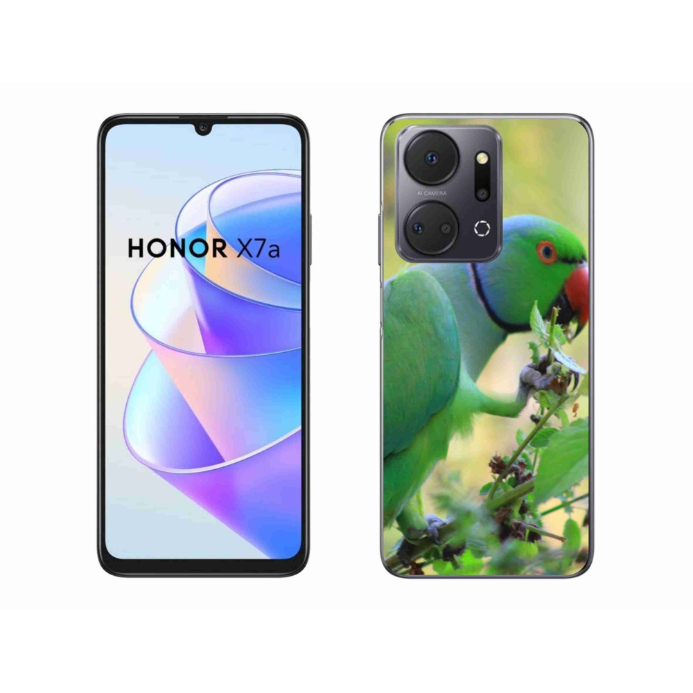 Gélový kryt mmCase na Honor X7a - papagáj Alexandr