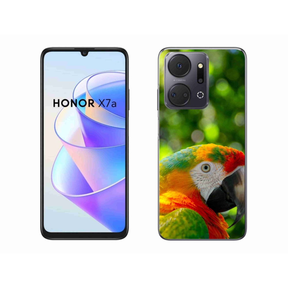 Gélový kryt mmCase na Honor X7a - papagáj ara 3