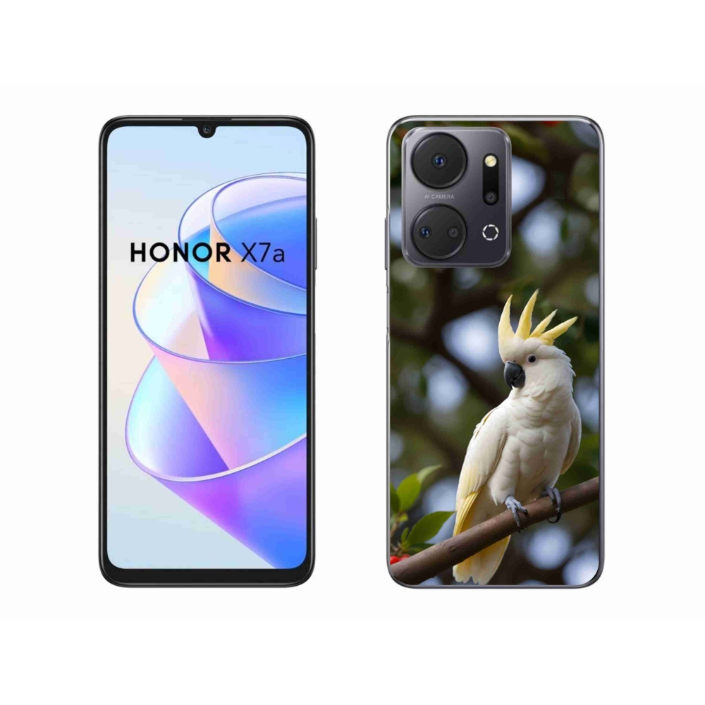 Gélový kryt mmCase na Honor X7a - papagáj kakadu 3