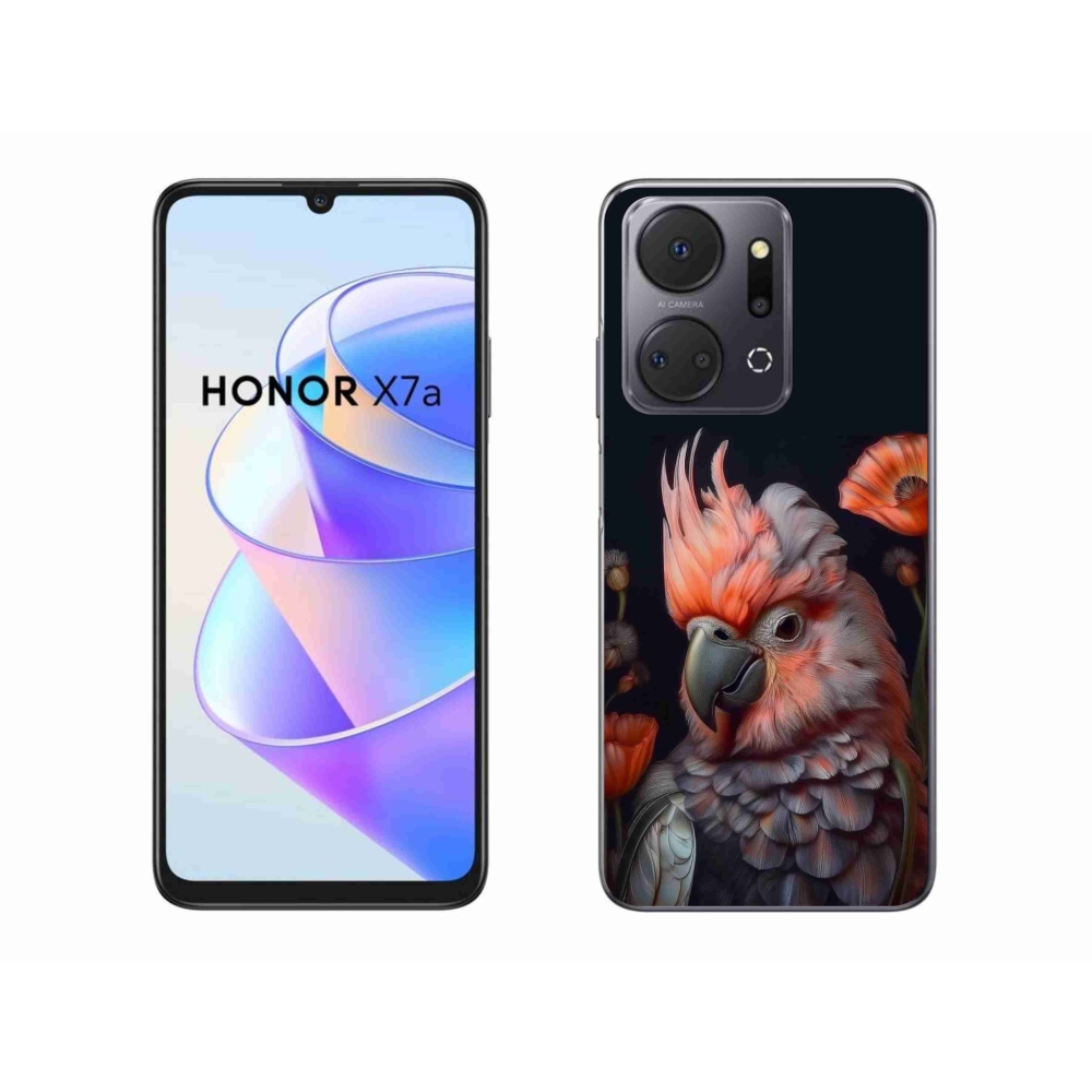 Gélový kryt mmCase na Honor X7a - papagáj kakadu vo farbách