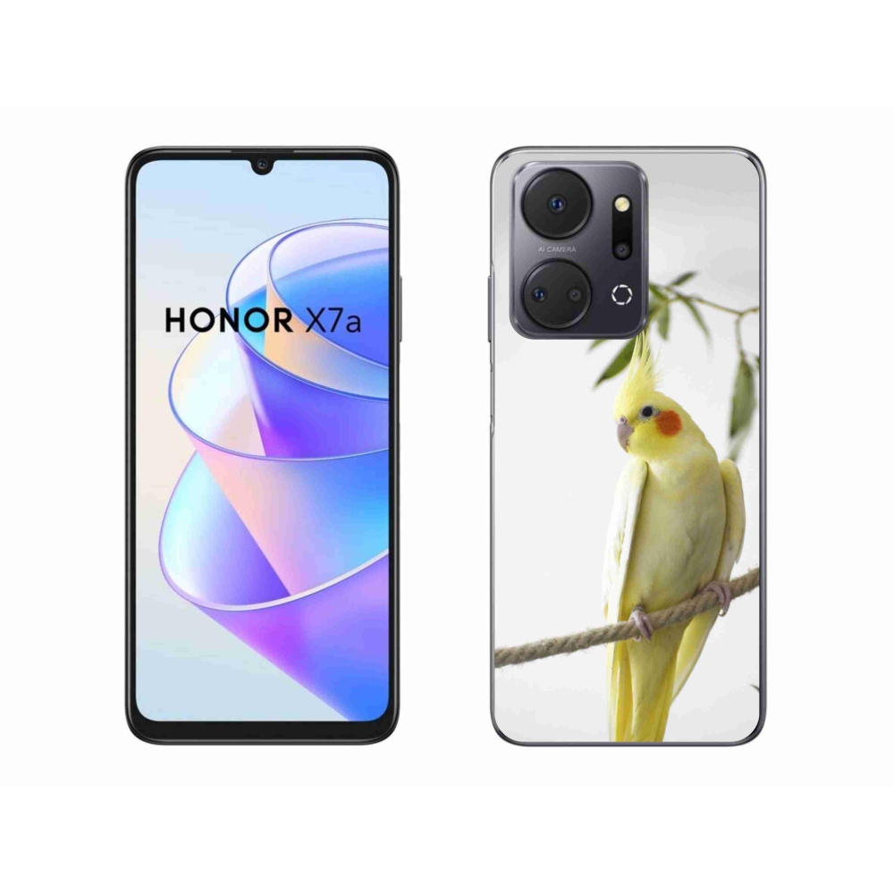 Gélový kryt mmCase na Honor X7a - papagáj korela chocholatá