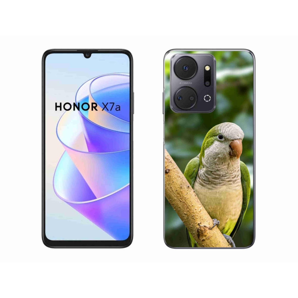 Gélový kryt mmCase na Honor X7a - papagáj mníšok