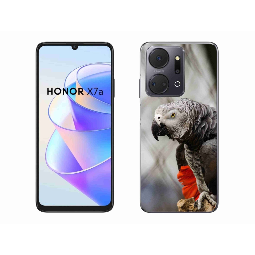 Gélový kryt mmCase na Honor X7a - papagáj žako 3