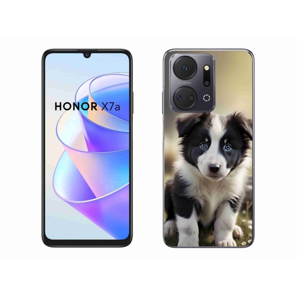 Gélový kryt mmCase na Honor X7a - roztomilá border kólia