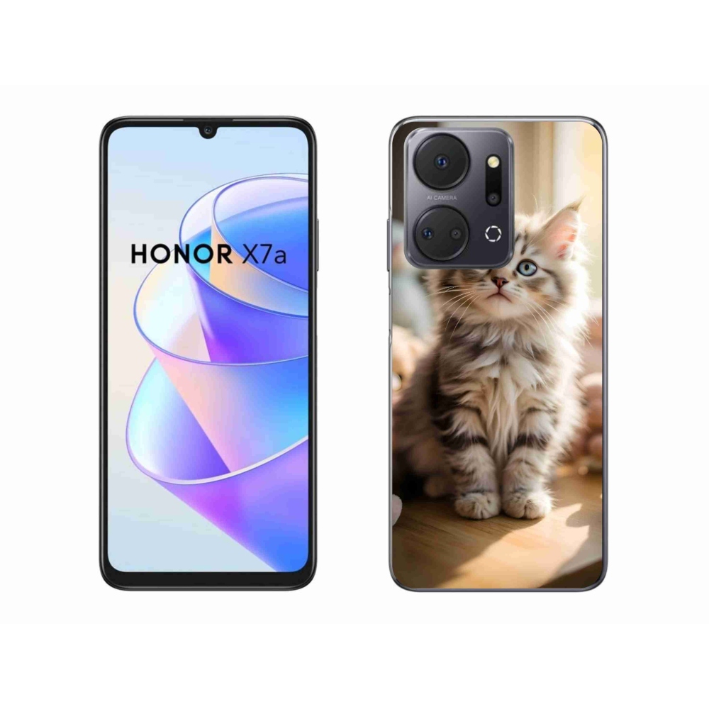 Gélový kryt mmCase na Honor X7a - roztomilé mačiatko 10