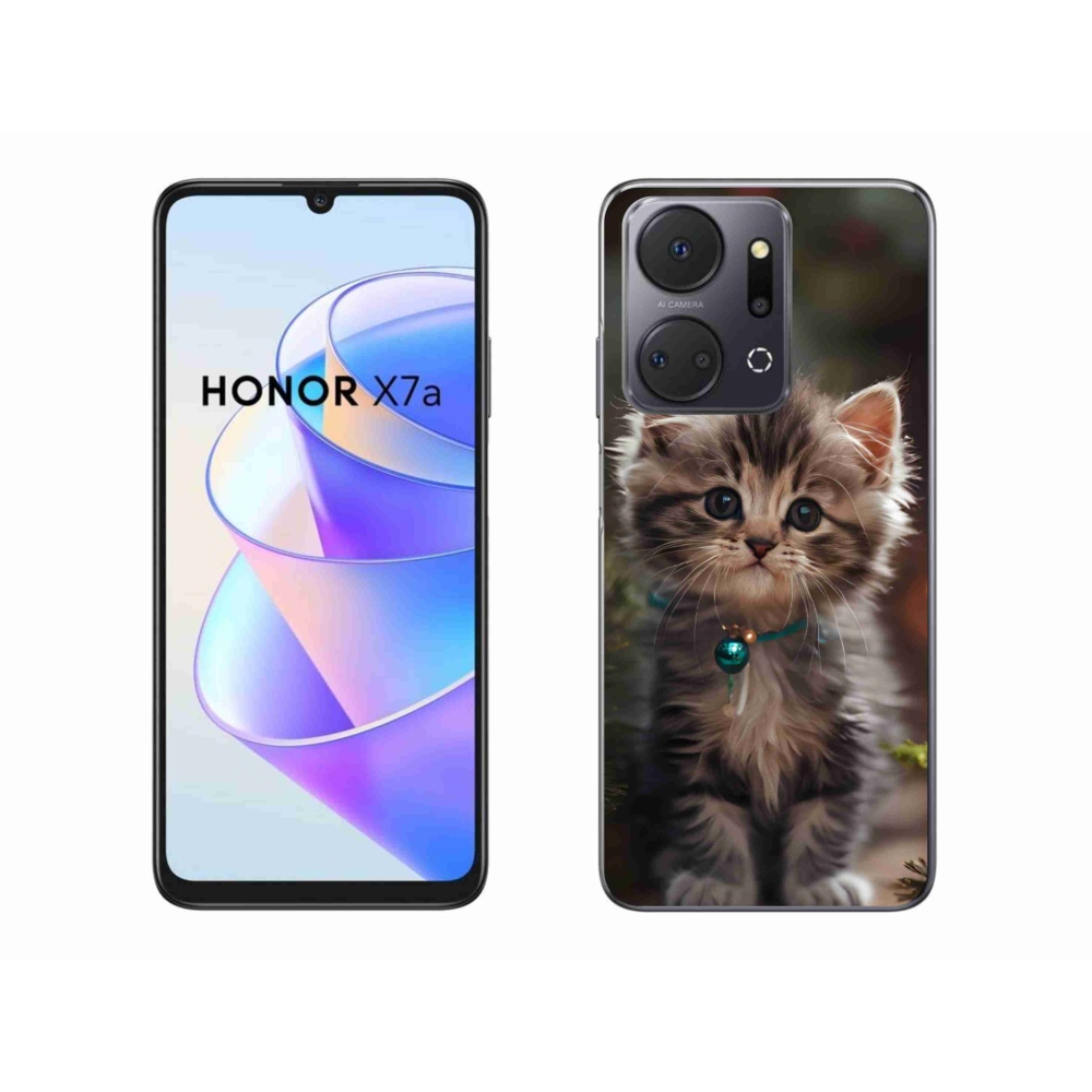 Gélový kryt mmCase na Honor X7a - roztomilé mačiatko 11