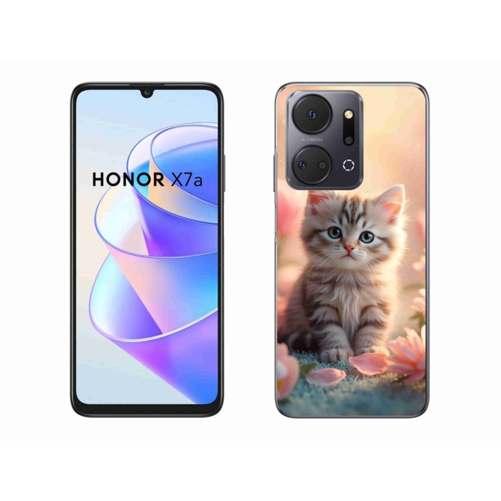 Gélový kryt mmCase na Honor X7a - roztomilé mačiatko 8