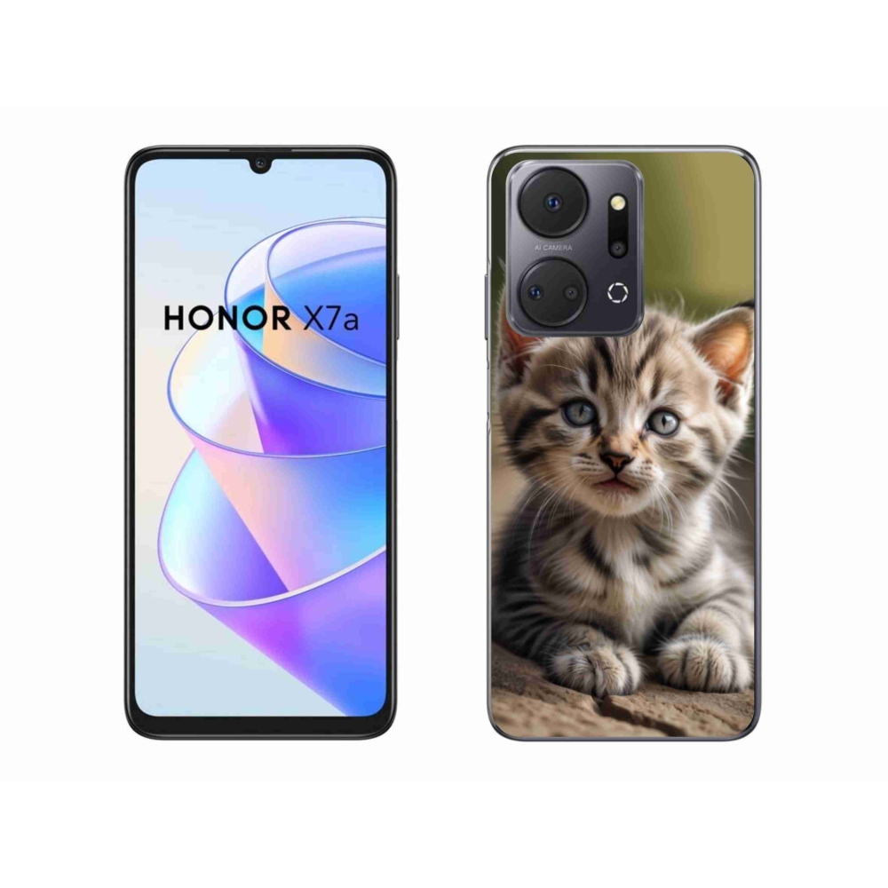 Gélový kryt mmCase na Honor X7a - roztomilé mačiatko 9
