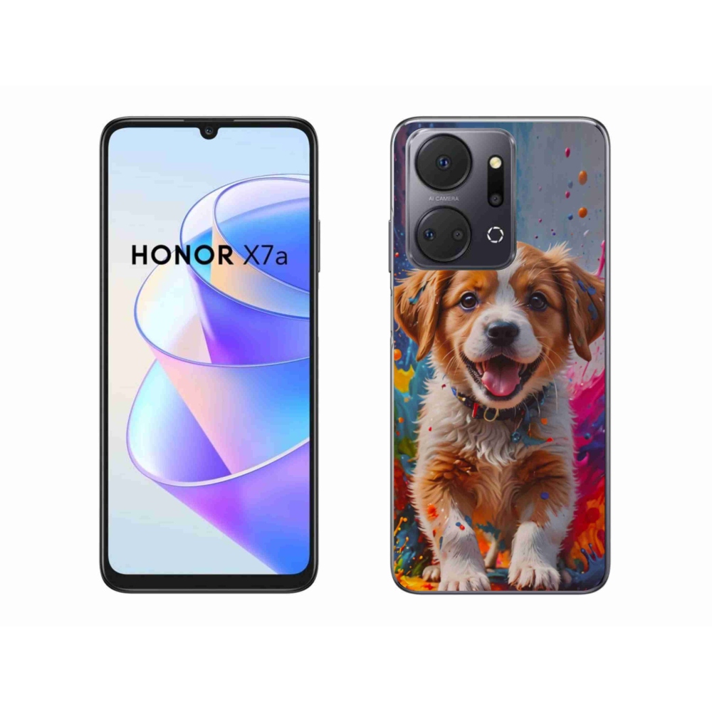 Gélový kryt mmCase na Honor X7a - roztomilé šteňa 3