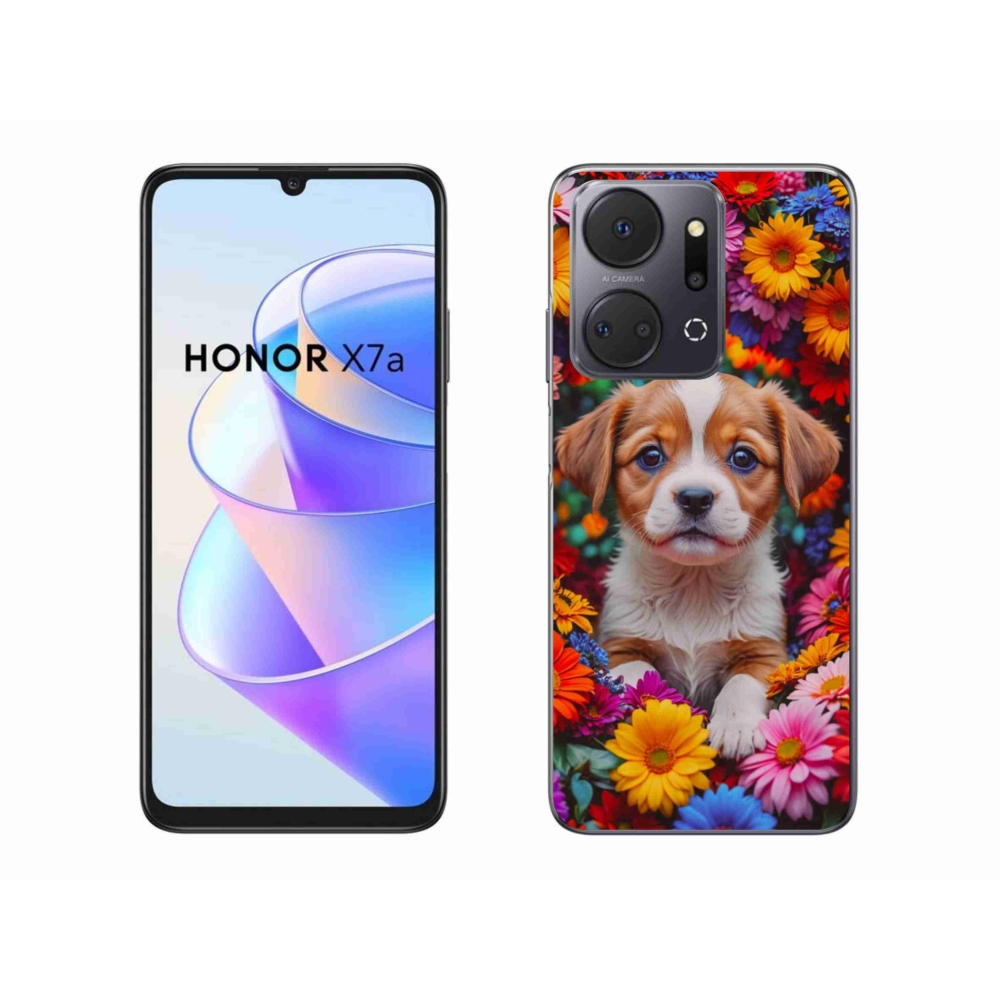 Gélový kryt mmCase na Honor X7a - roztomilé šteňa