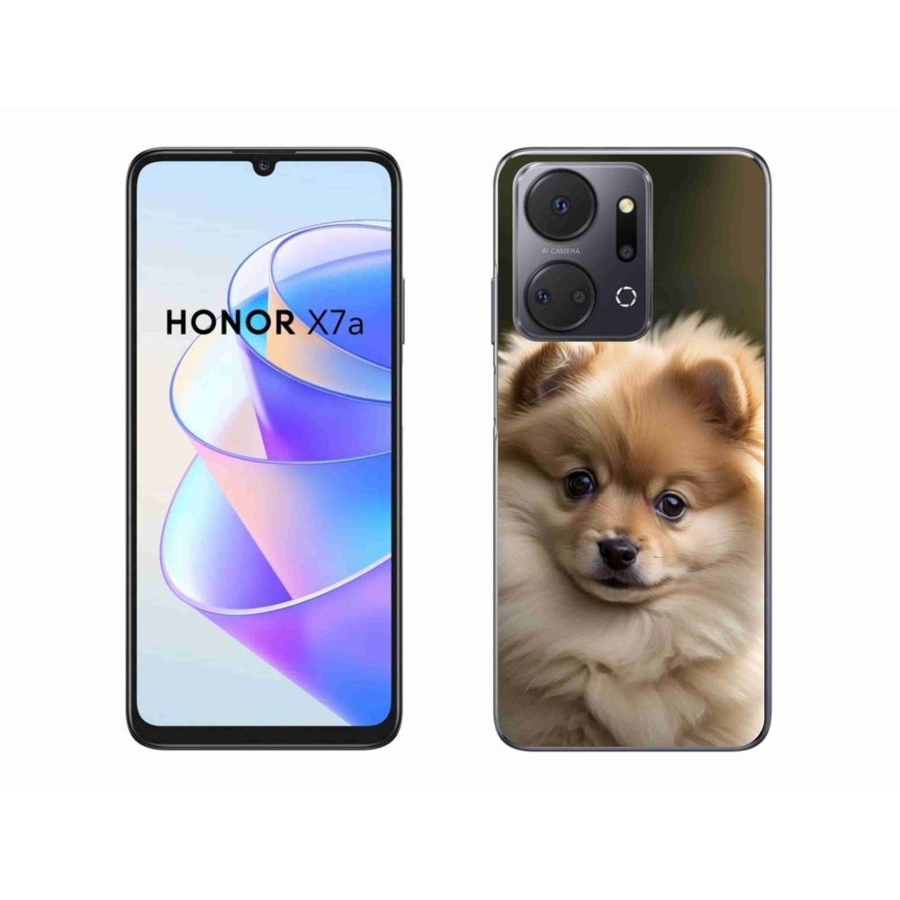 Gélový kryt mmCase na Honor X7a - roztomilý pomeranian 2