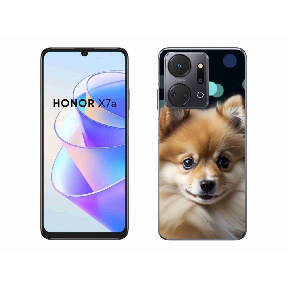 Gélový kryt mmCase na Honor X7a - roztomilý pomeranian
