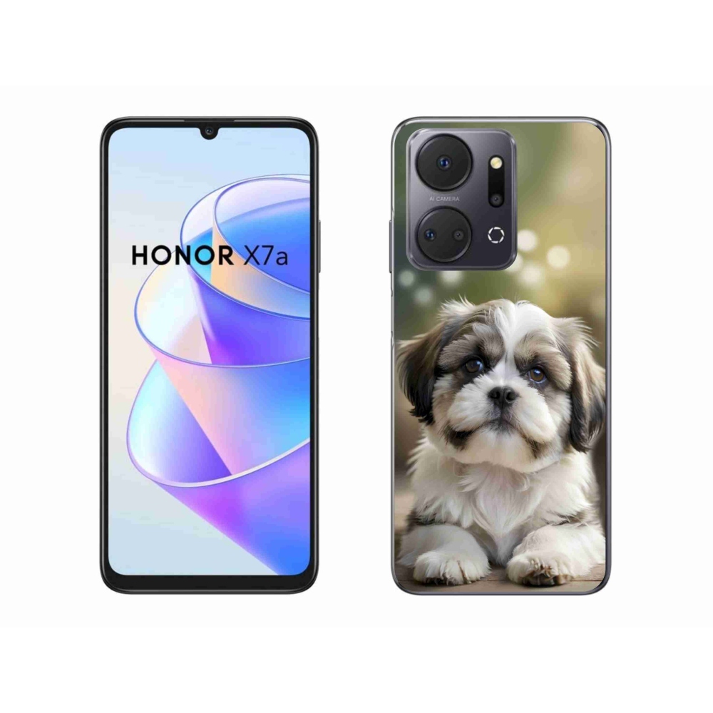 Gélový kryt mmCase na Honor X7a - roztomilý shih-tzu