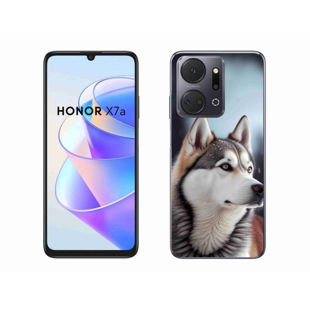 Gélový kryt mmCase na Honor X7a - sibírsky husky