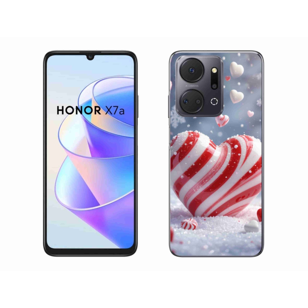 Gélový kryt mmCase na Honor X7a - sladké srdce