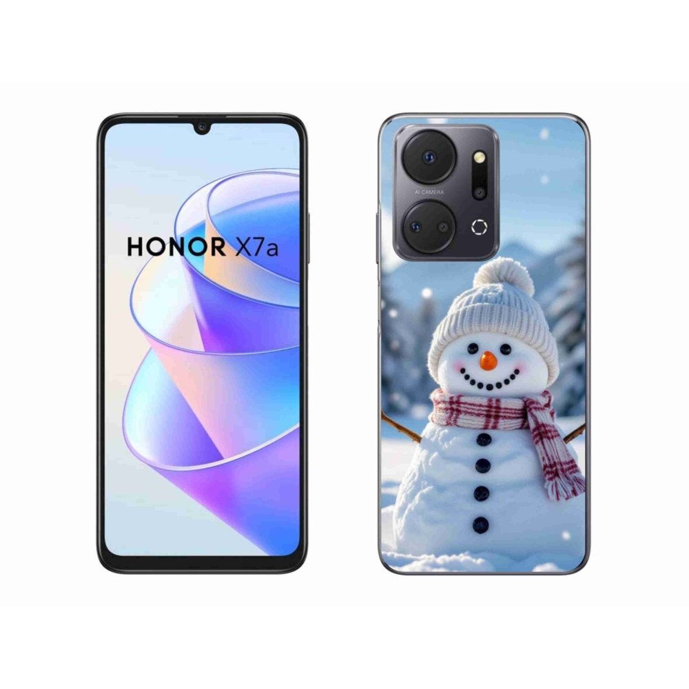 Gélový kryt mmCase na Honor X7a - snehuliak 3