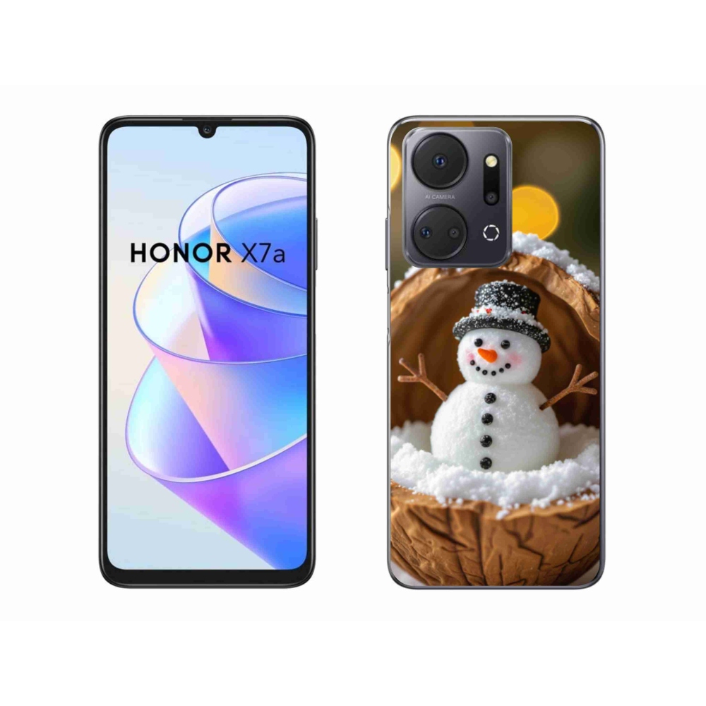 Gélový kryt mmCase na Honor X7a - snehuliak 4