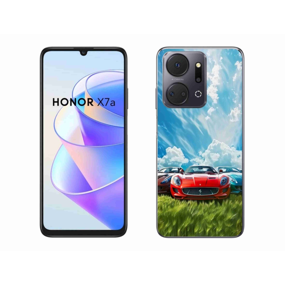 Gélový kryt mmCase na Honor X7a - športové vozidlá