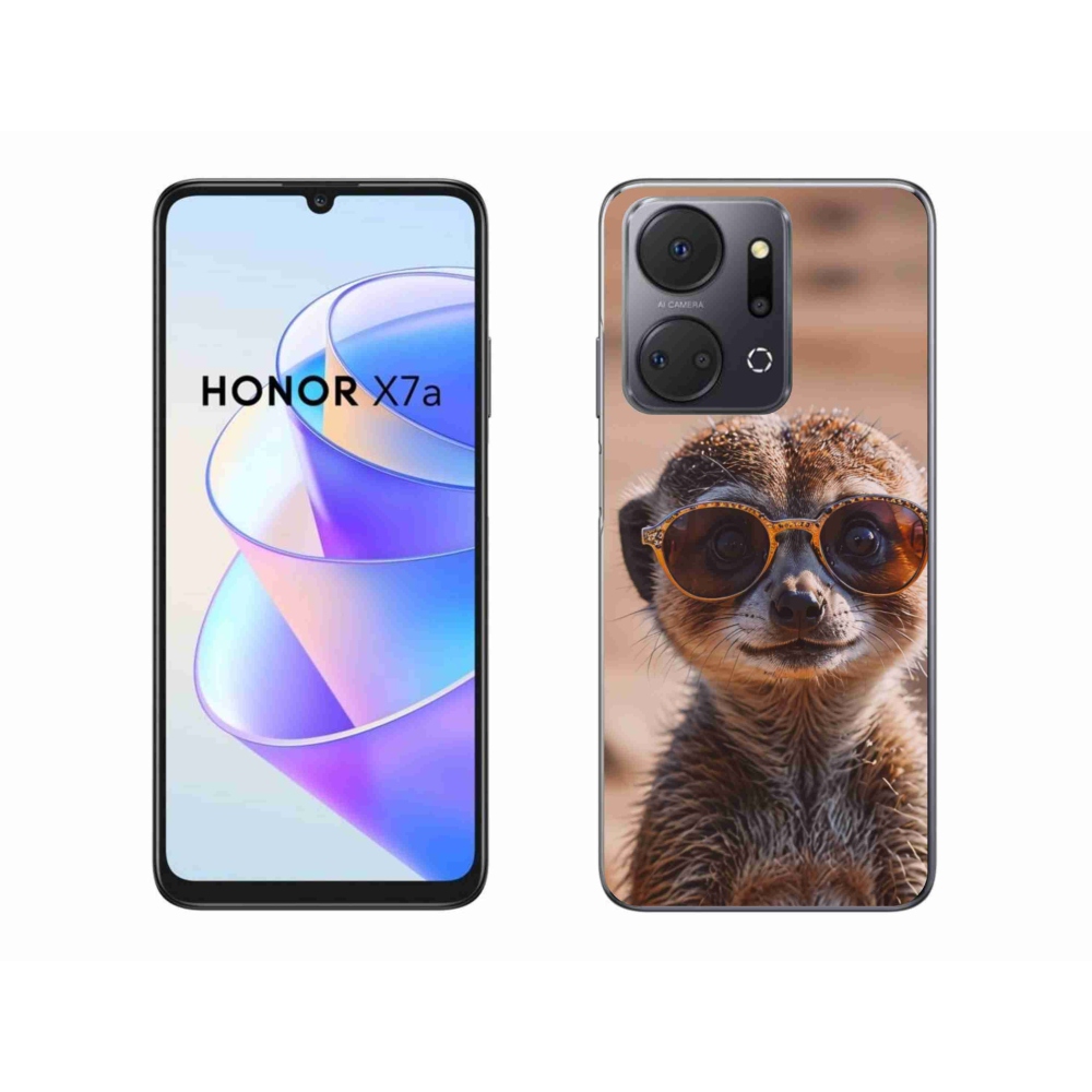 Gélový kryt mmCase na Honor X7a - štýlová surikata