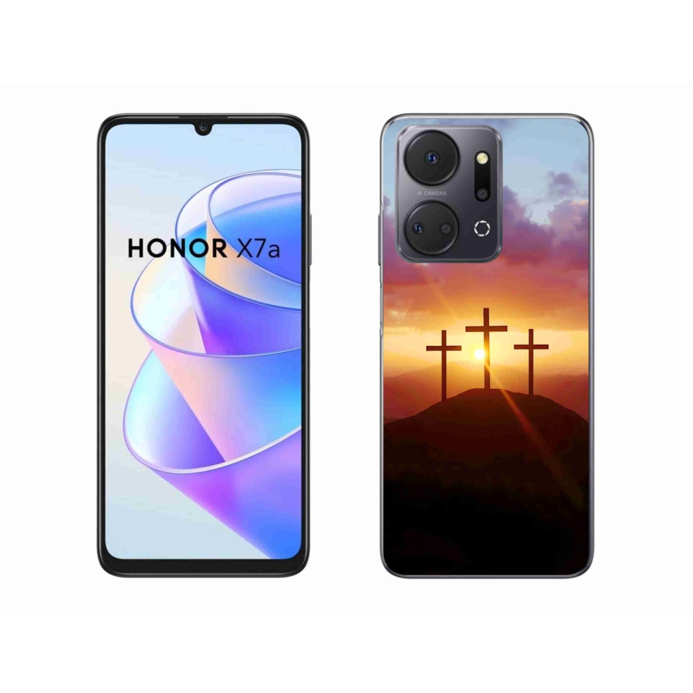 Gélový kryt mmCase na Honor X7a - tri kríža