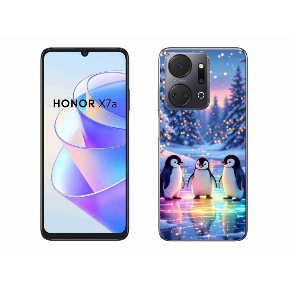 Gélový kryt mmCase na Honor X7a - tučniaky