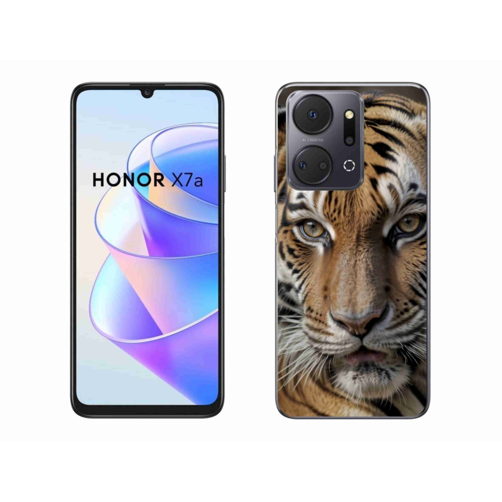 Gélový kryt mmCase na Honor X7a - tigrie pohľad