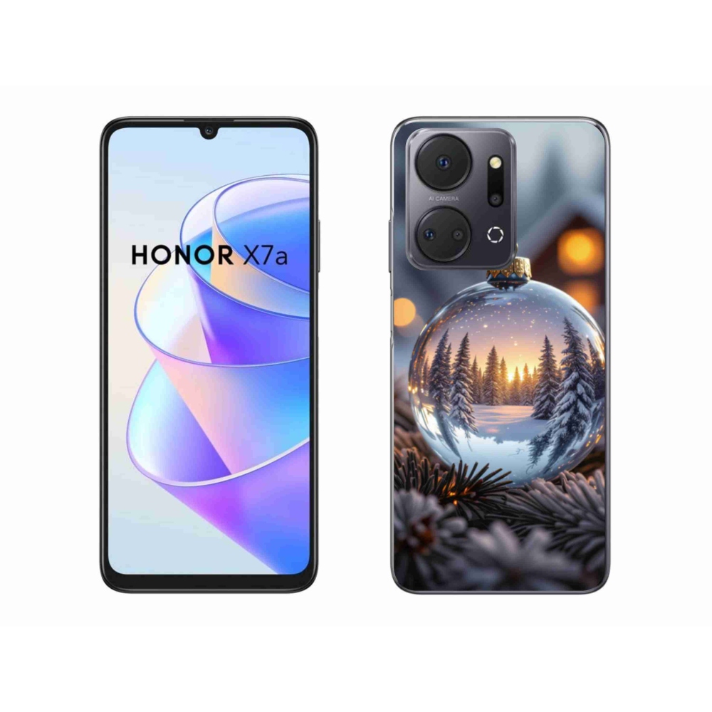 Gélový kryt mmCase na Honor X7a - vianočná ozdoba