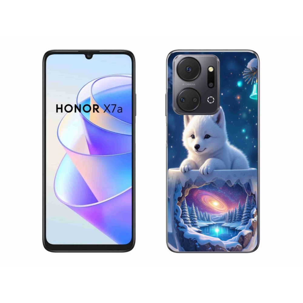 Gélový kryt mmCase na Honor X7a - vianočné šteňa