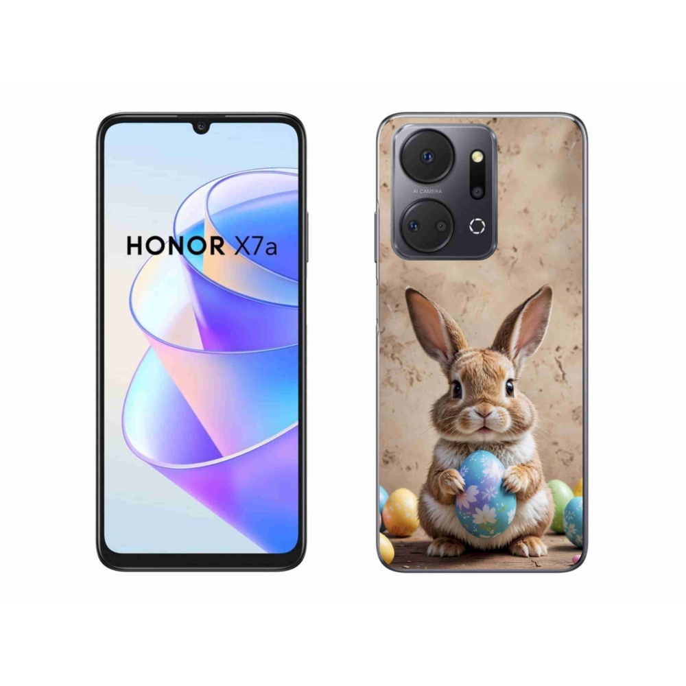 Gélový kryt mmCase na Honor X7a - veľkonočný zajačik