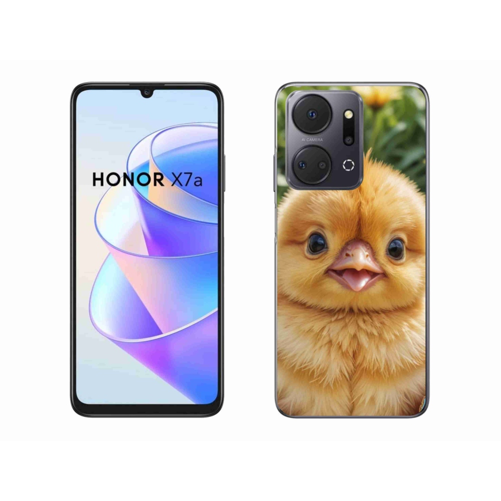 Gélový kryt mmCase na Honor X7a - veselé kuriatko