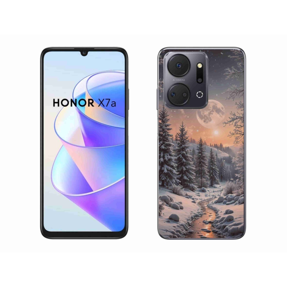 Gélový kryt mmCase na Honor X7a - zimná krajina 2
