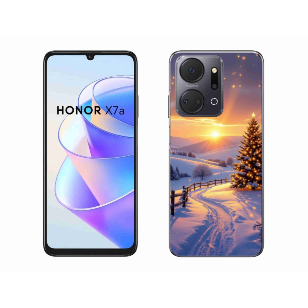 Gélový kryt mmCase na Honor X7a - zimná krajina
