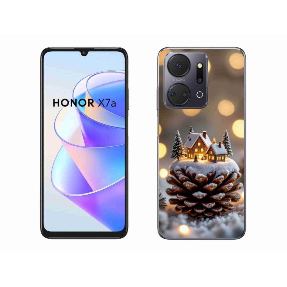 Gélový kryt mmCase na Honor X7a - zimná dedinka