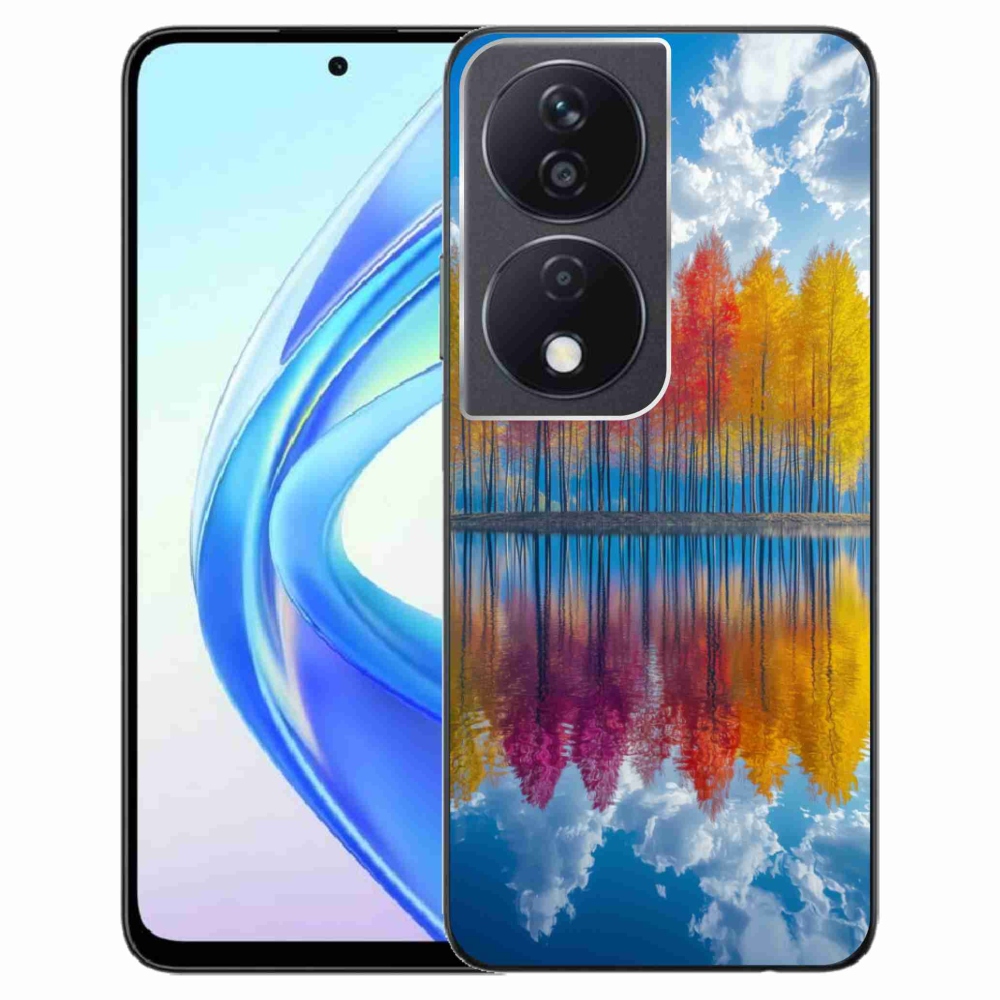 Gélový kryt mmCase na Honor X7b - farebné stromy