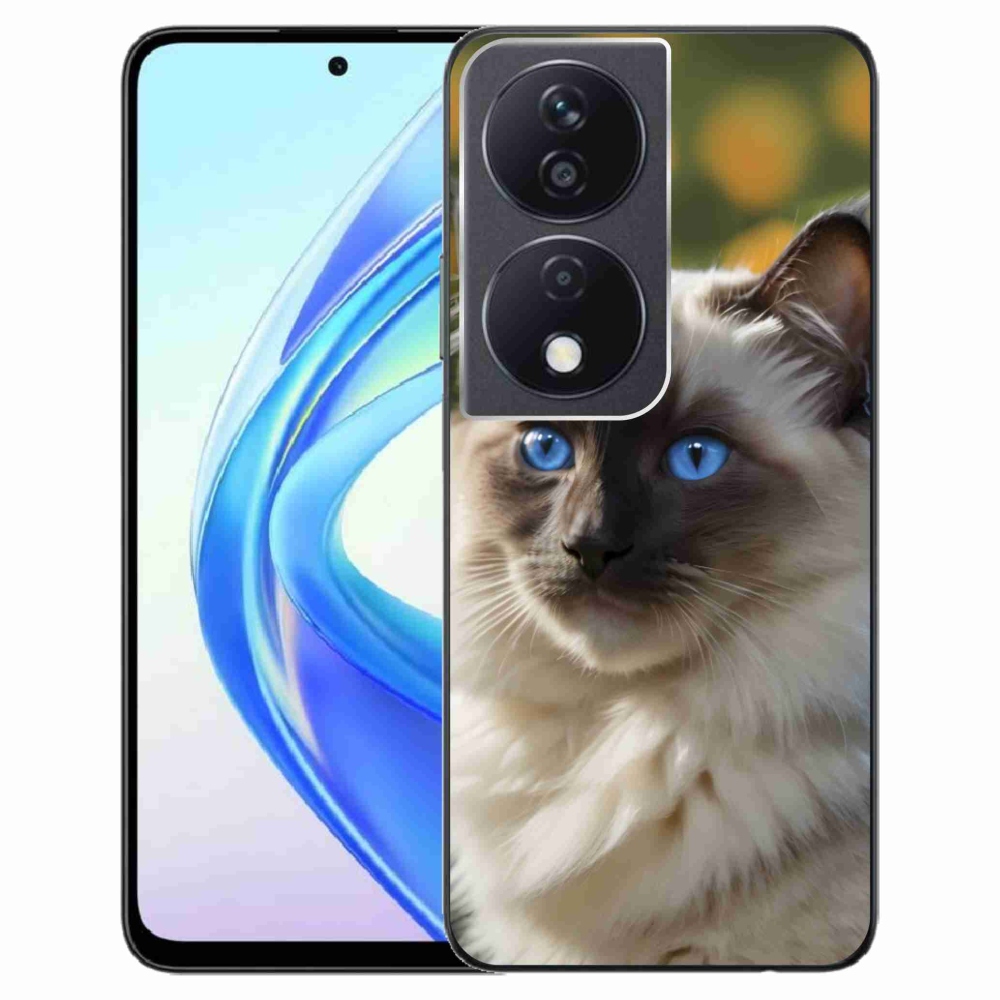 Gélový kryt mmCase na Honor X7b - biely ragdoll