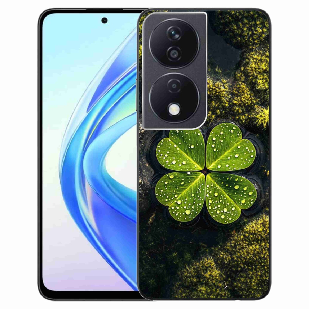 Gélový kryt mmCase na Honor X7b - štvorlístok