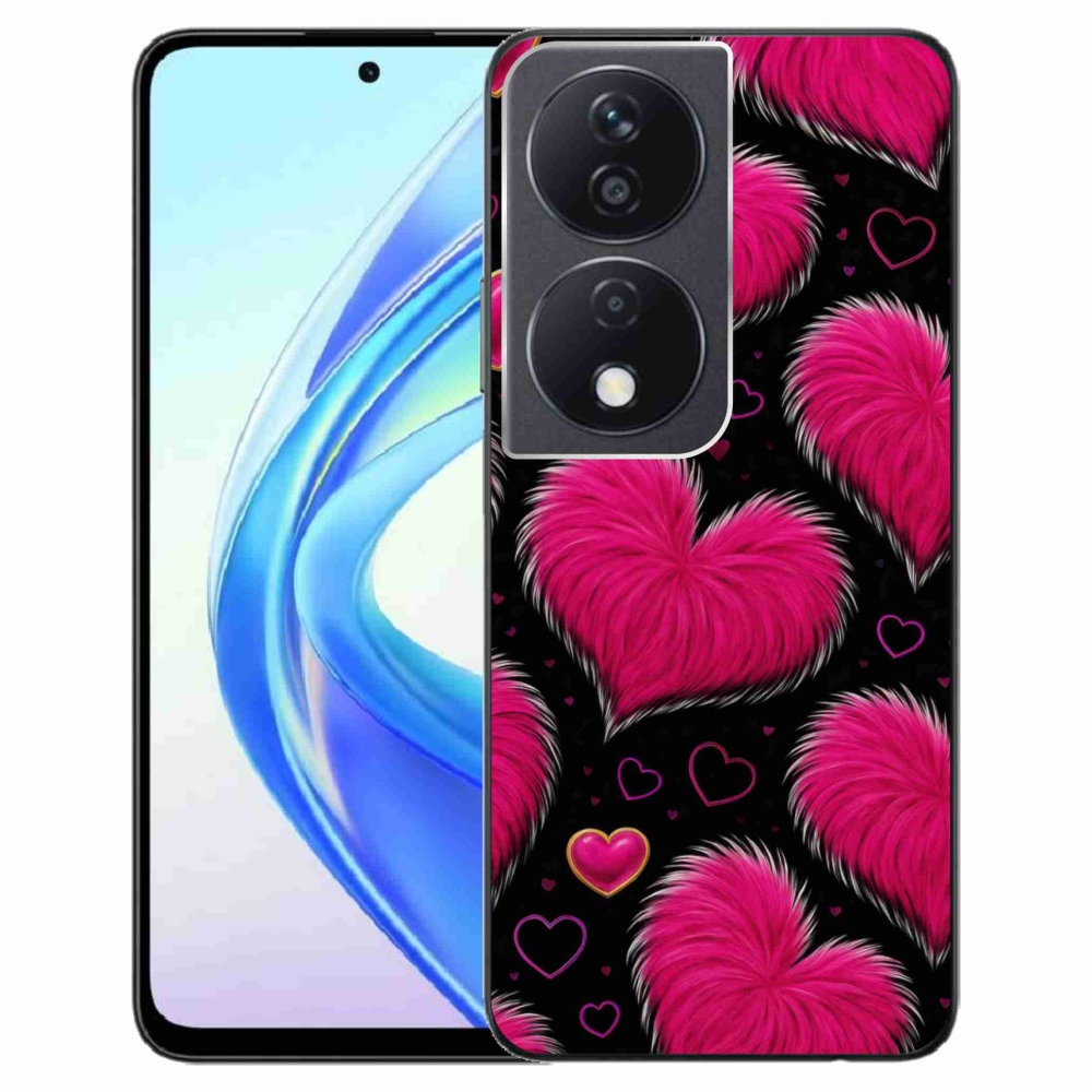 Gélový kryt mmCase na Honor X7b - hebké srdce